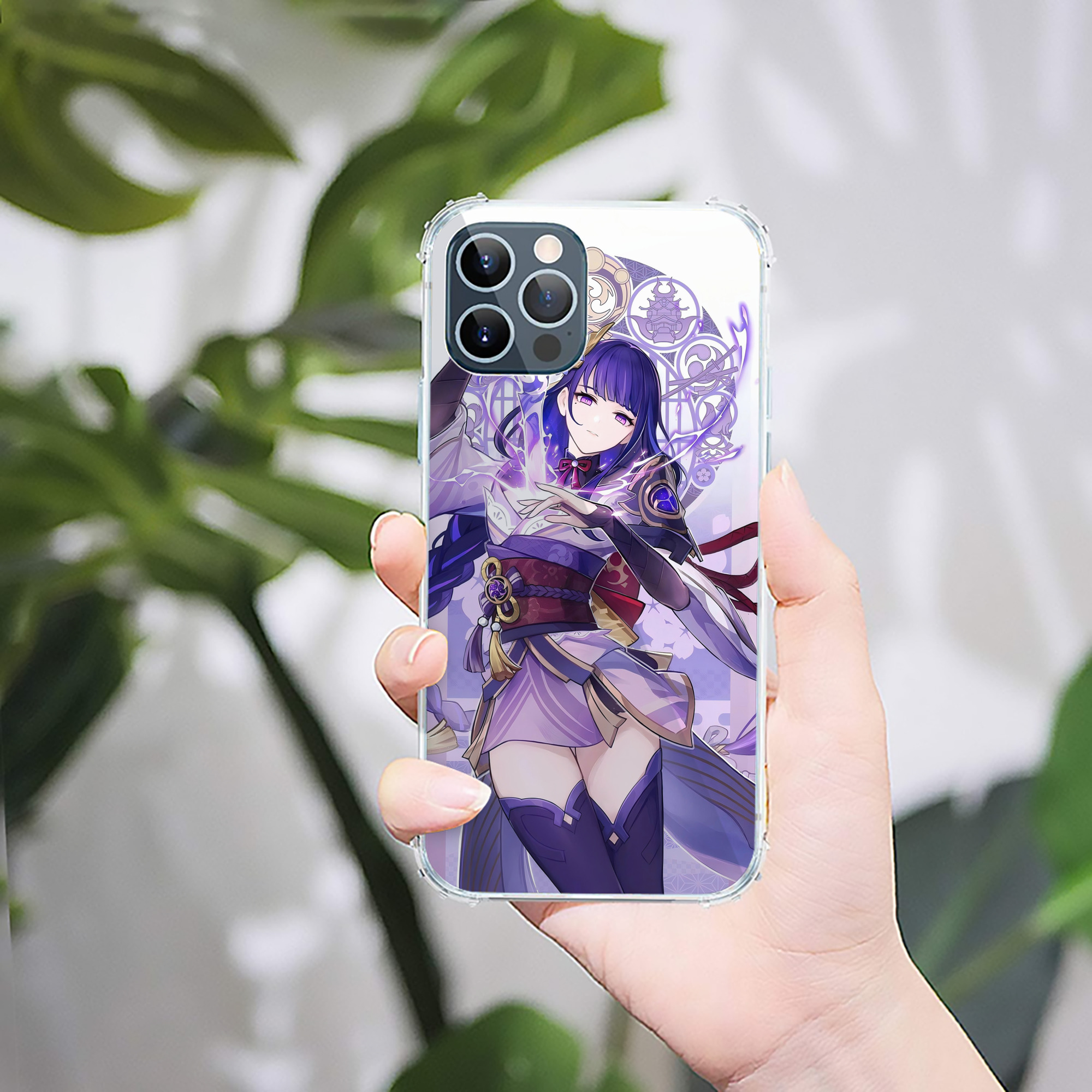 げんし神 genshin 【iPhone 12シリーズ対応】透明スマホケース（クリアソフトケース）
